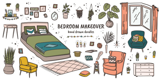house makeover items doodles