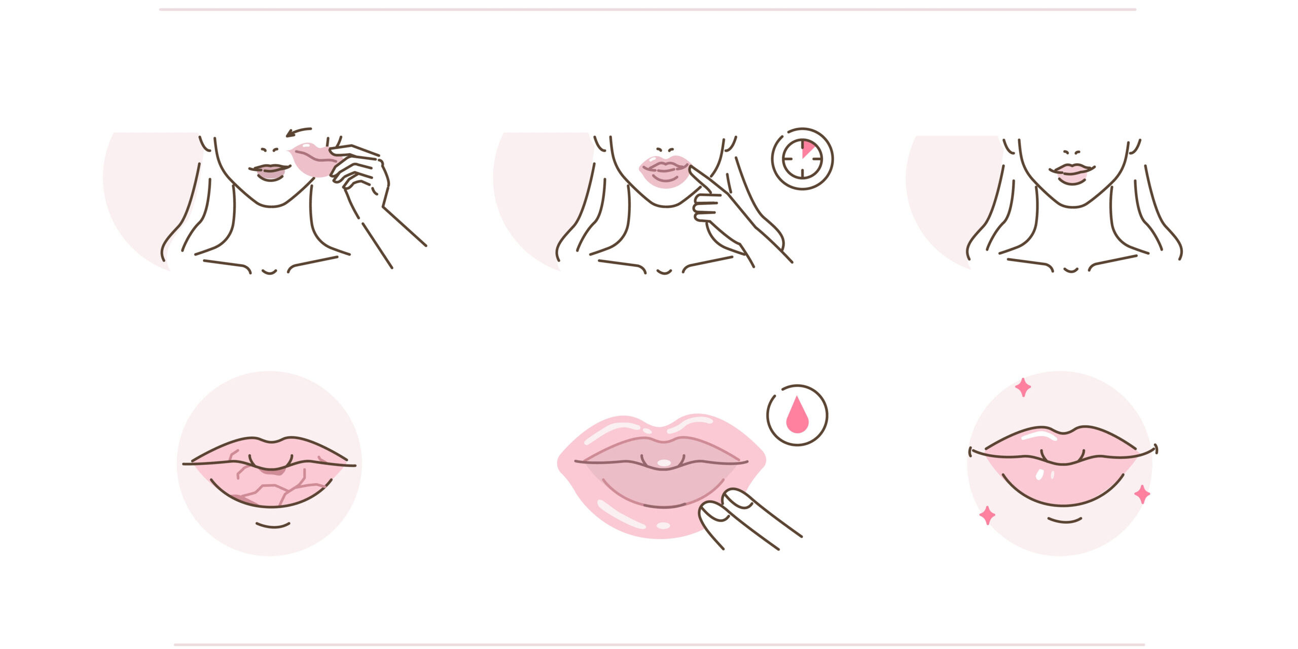 tutorial for applying lip scrub