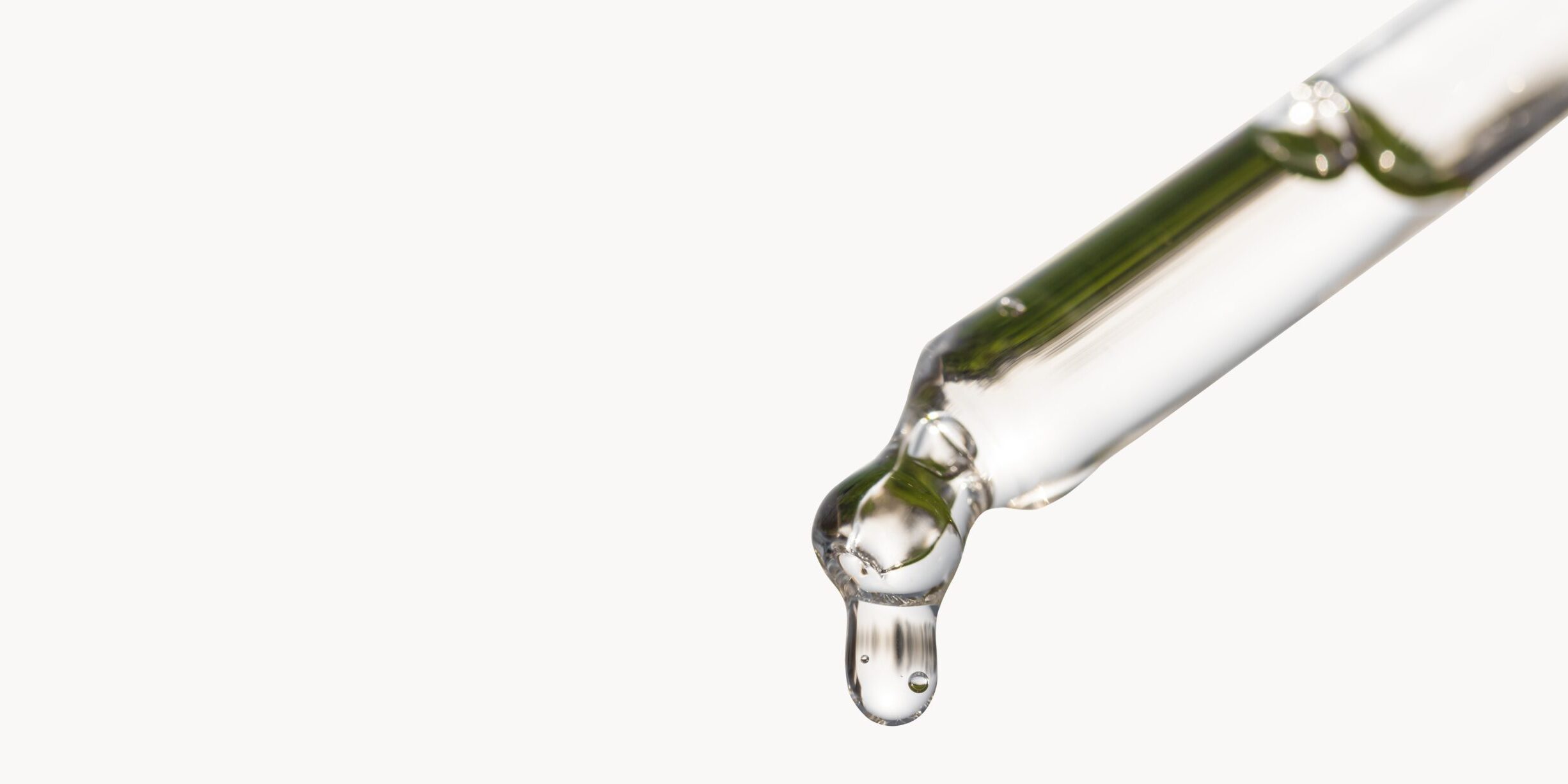 a drop is comingout of a tube