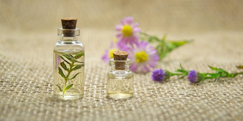 essential oils bottles