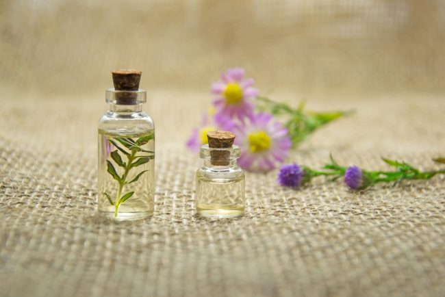 essential oils bottles